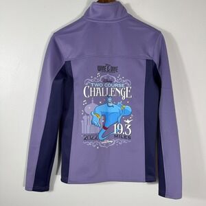 Run Disney Wine Dine Two Course Challenge 2022 Aladdin Women Small Purple Jacket